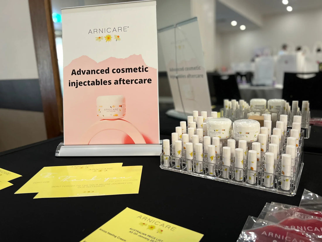 Arnicare cosmetic injectables after care showcase in Geelong