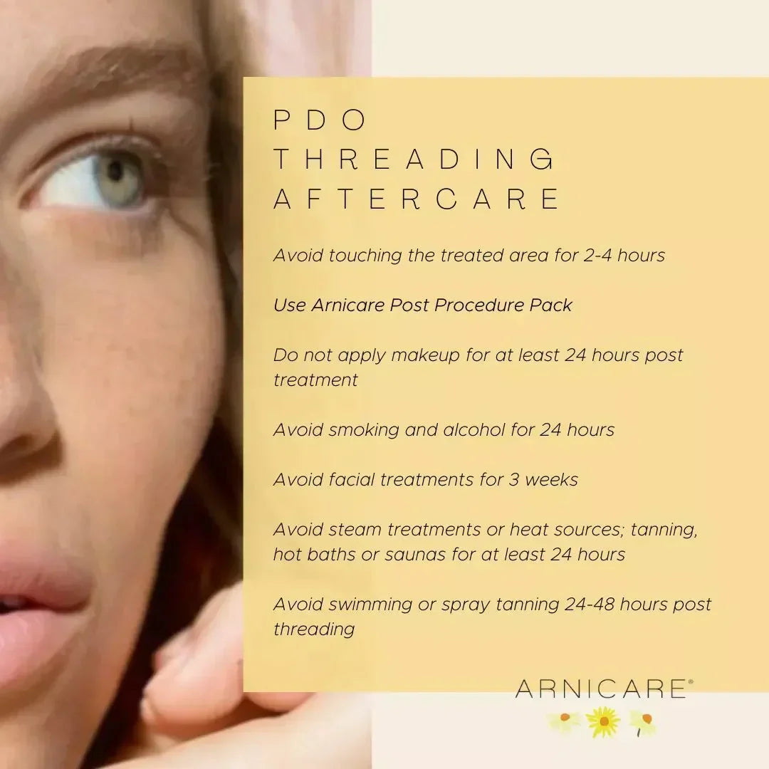 PDO thread lift aftercare